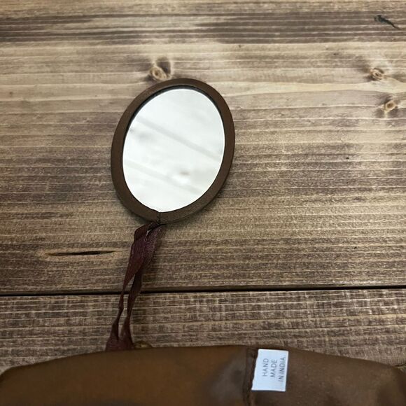 Handmade clutch from India snake print chain strap beaded boho - Picture 4 of 6